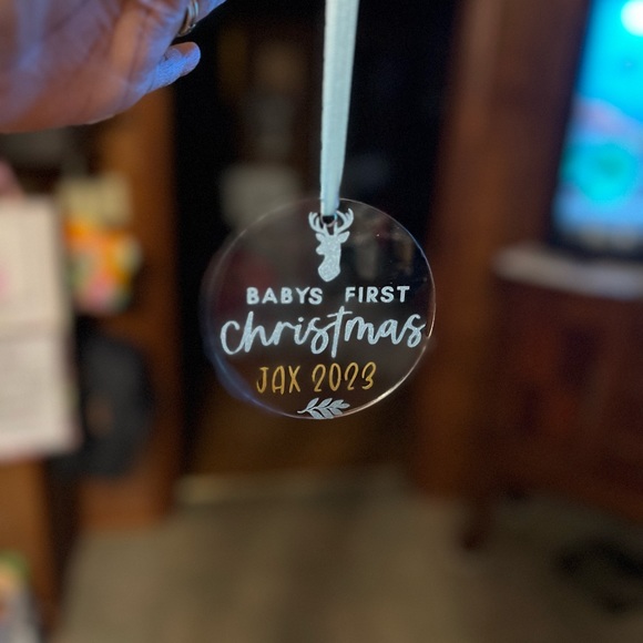 6 Piece Custom & Monogrammed Christmas Ornament sets. Made to order. - Picture 5 of 7